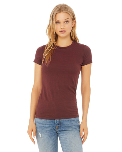Women's Junior Fit Favorite T-Shirt - Heather Cardinal