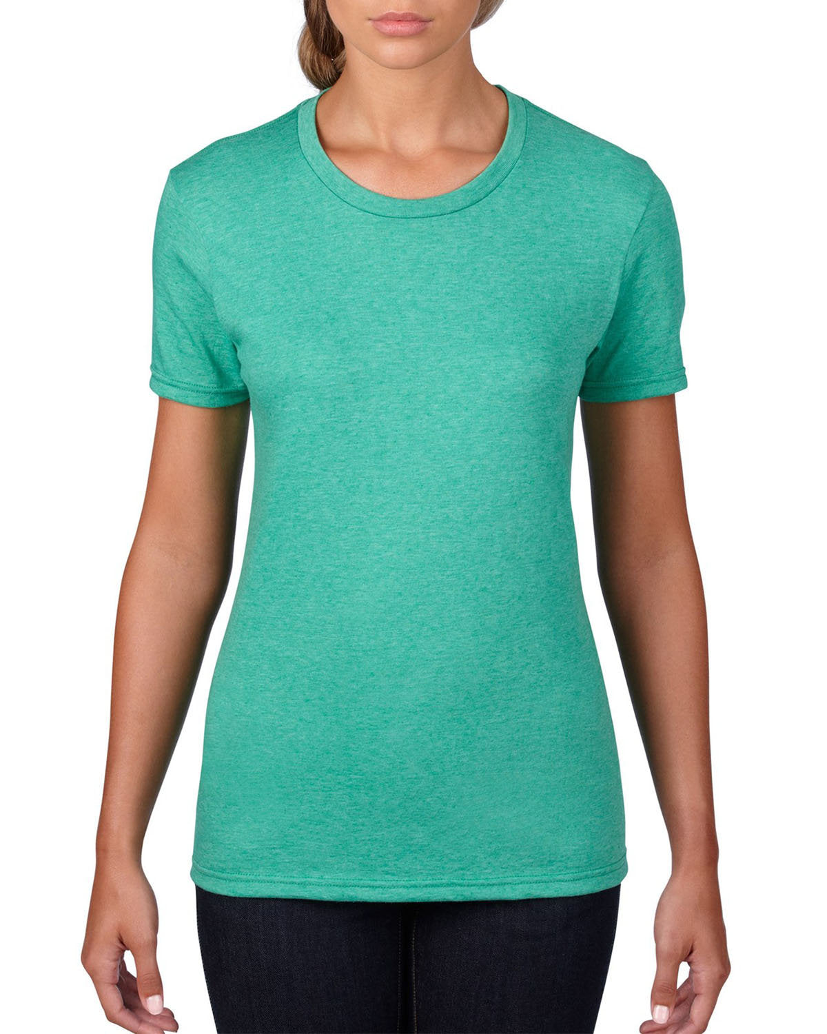 Women's Lightweight T-Shirt - Heather Green