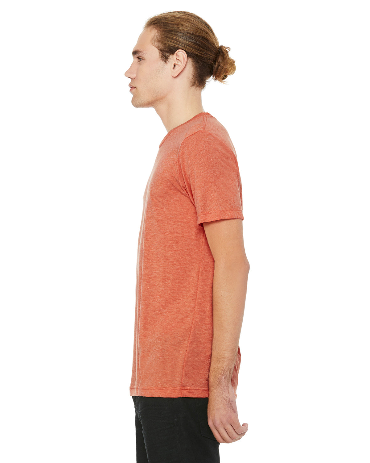 Unisex Heather CVC T-Shirt - Heather Orange