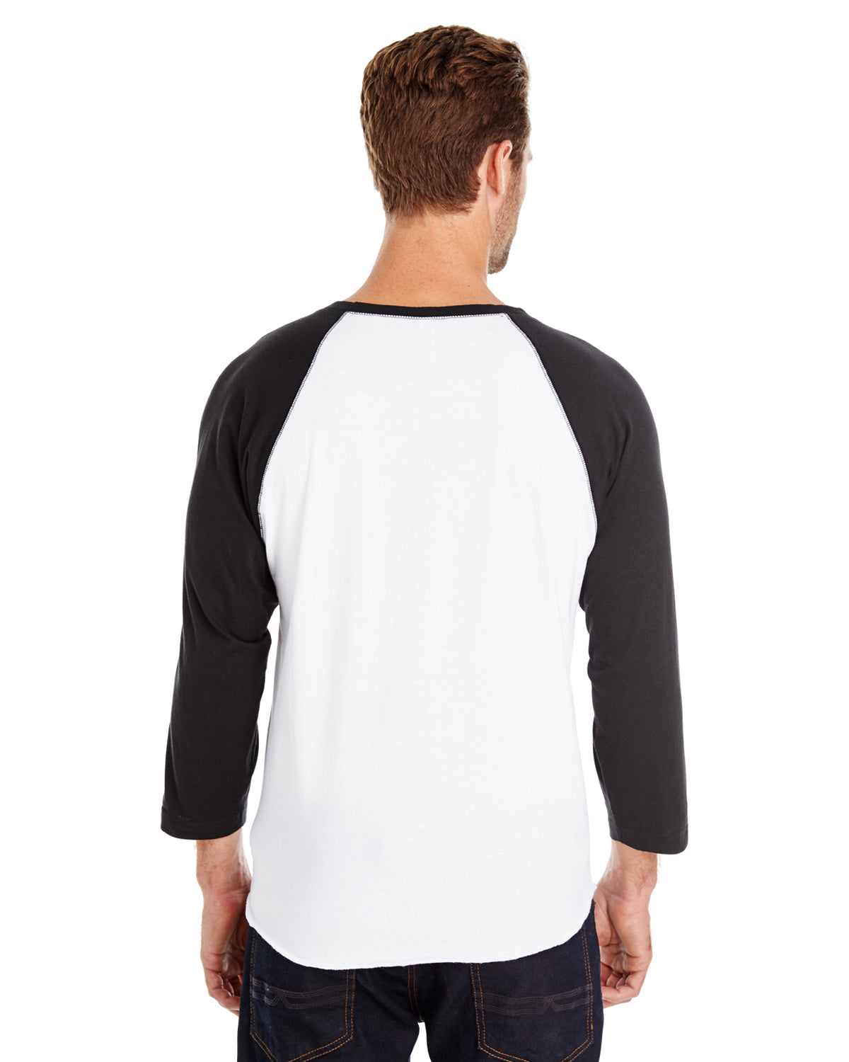 Baseball T-Shirt - White / Black