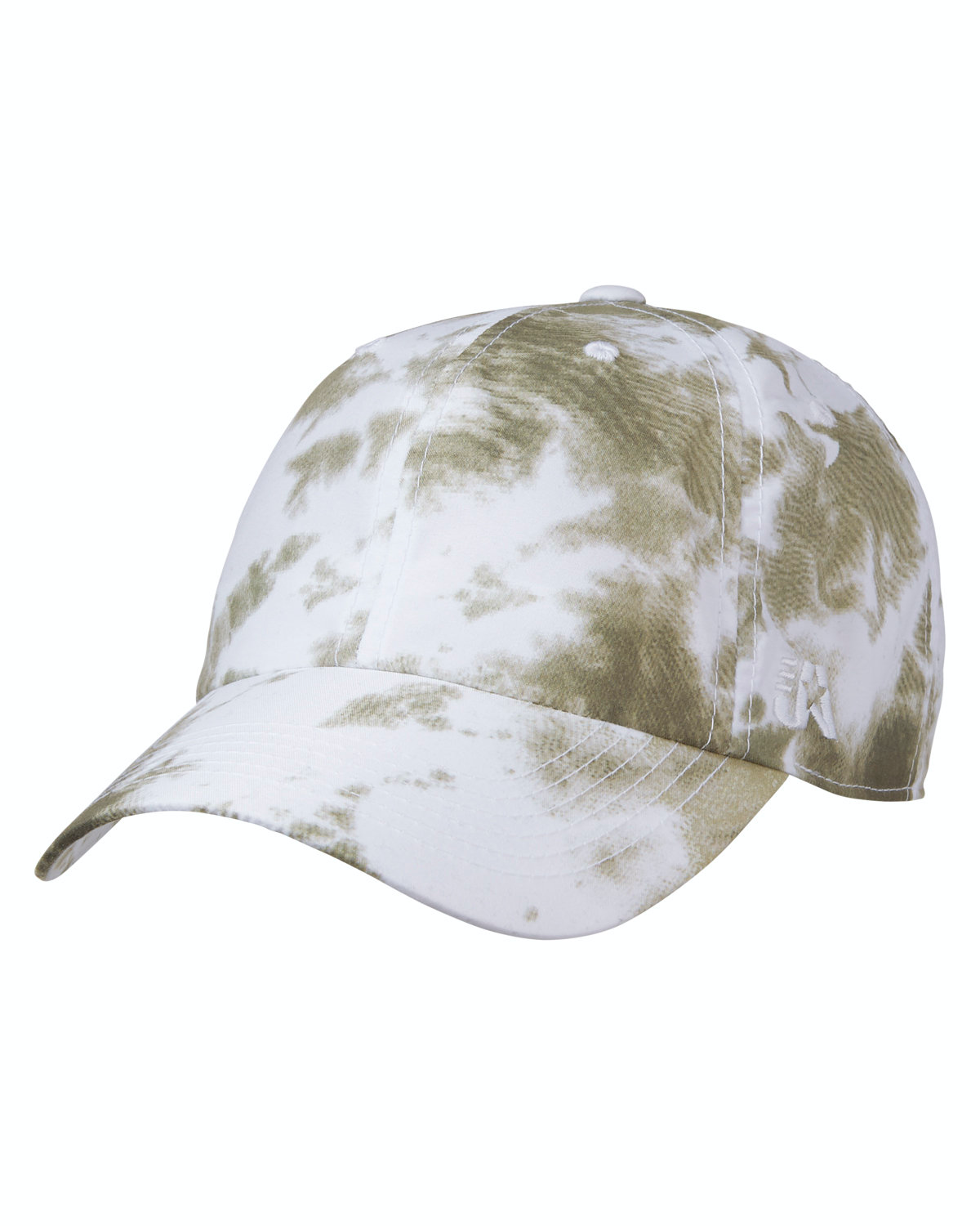 Unisex Crew Cap - Olive Tie dye
