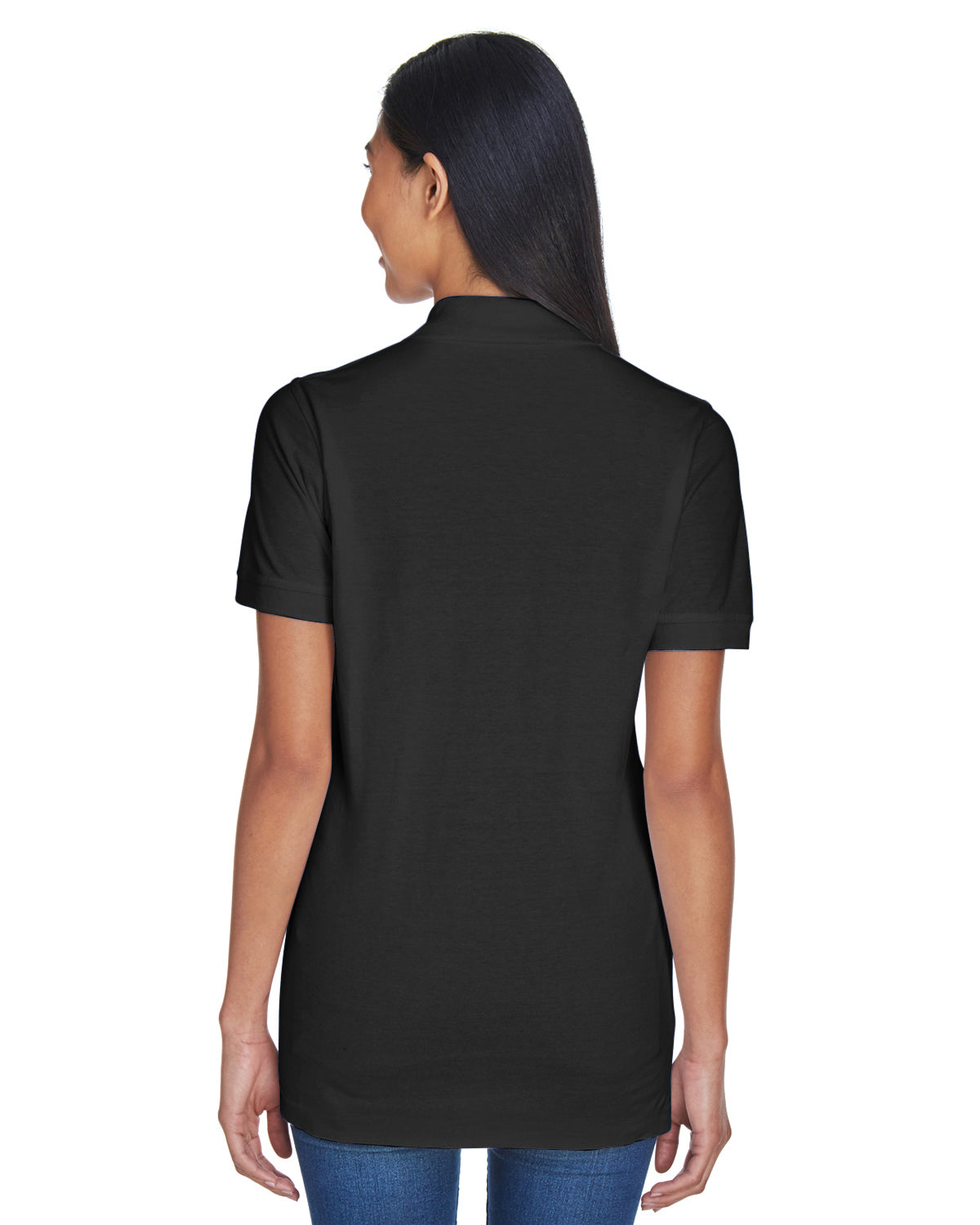 Women's Classic Piqué Polo - Black