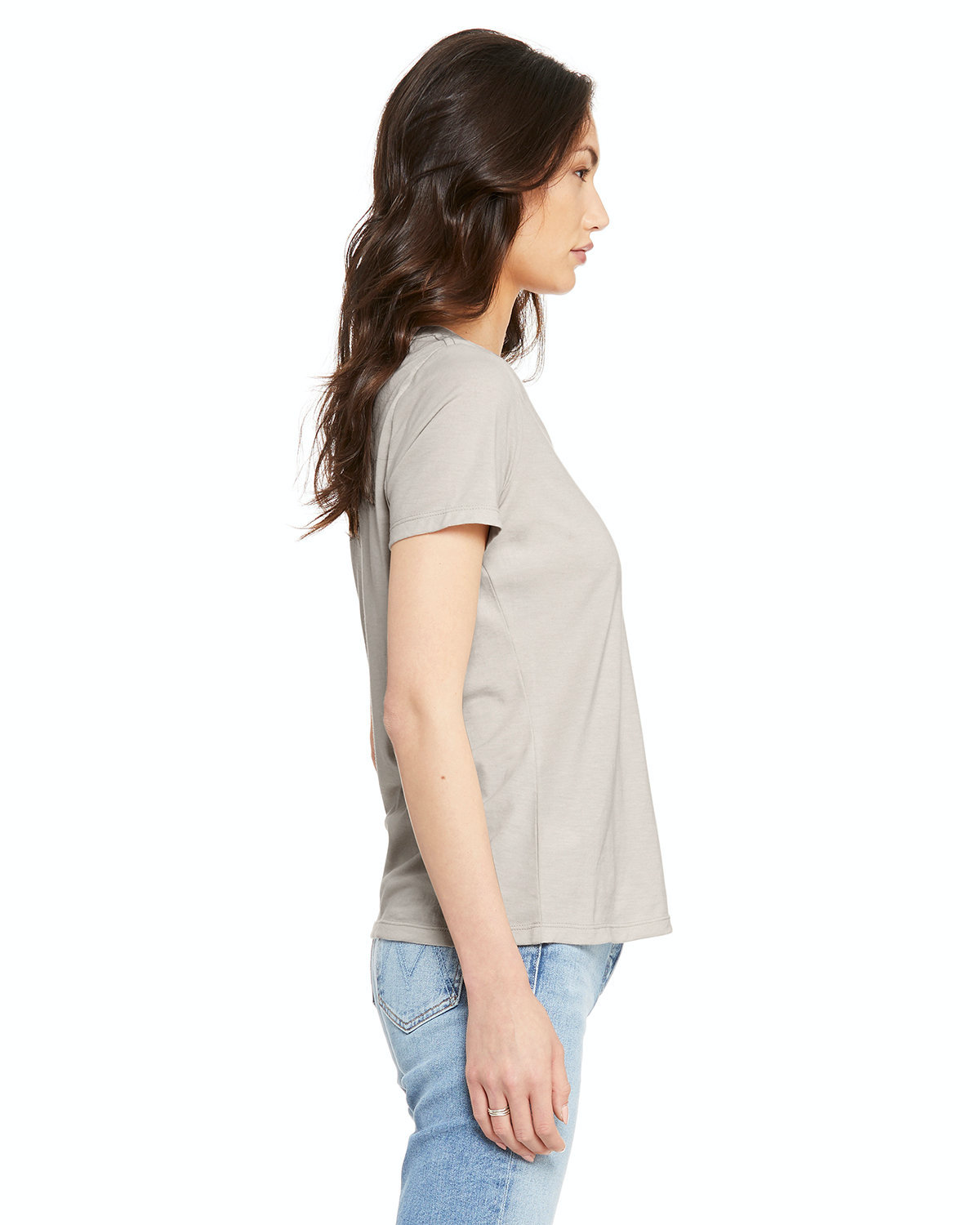 Women's Relaxed Jersey V-Neck T-Shirt - Heather Dust