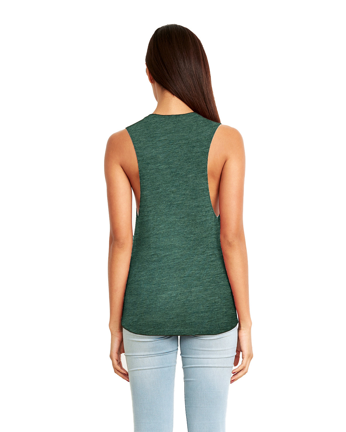 Women's Festival Muscle Tank - Royal Pine