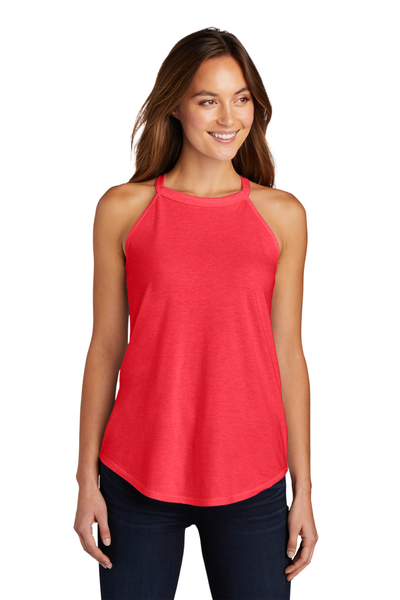 Women's Perfect Tri Rocker Tank - Red Frost
