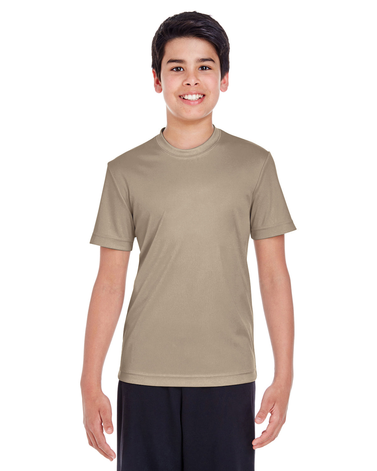 Youth Zone Performance T-Shirt - Desert Khaki
