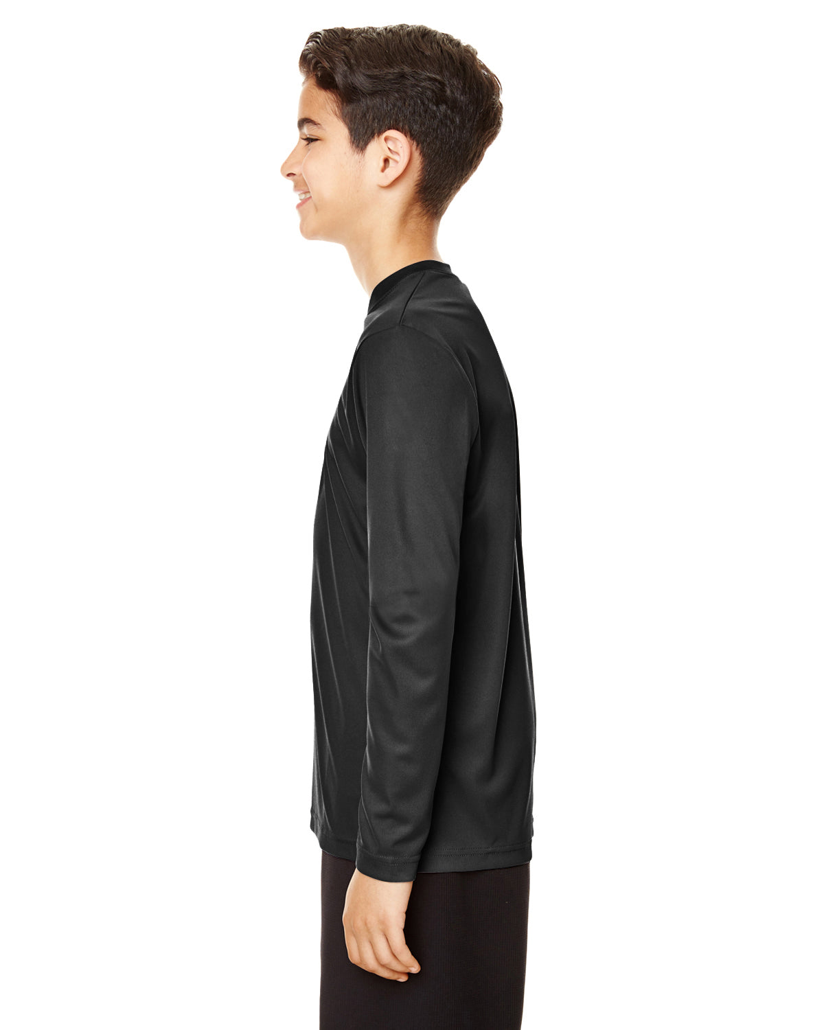 Youth Zone Performance Long-Sleeve T-Shirt - Black