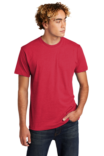 Unisex CVC Crewneck T-Shirt - Red