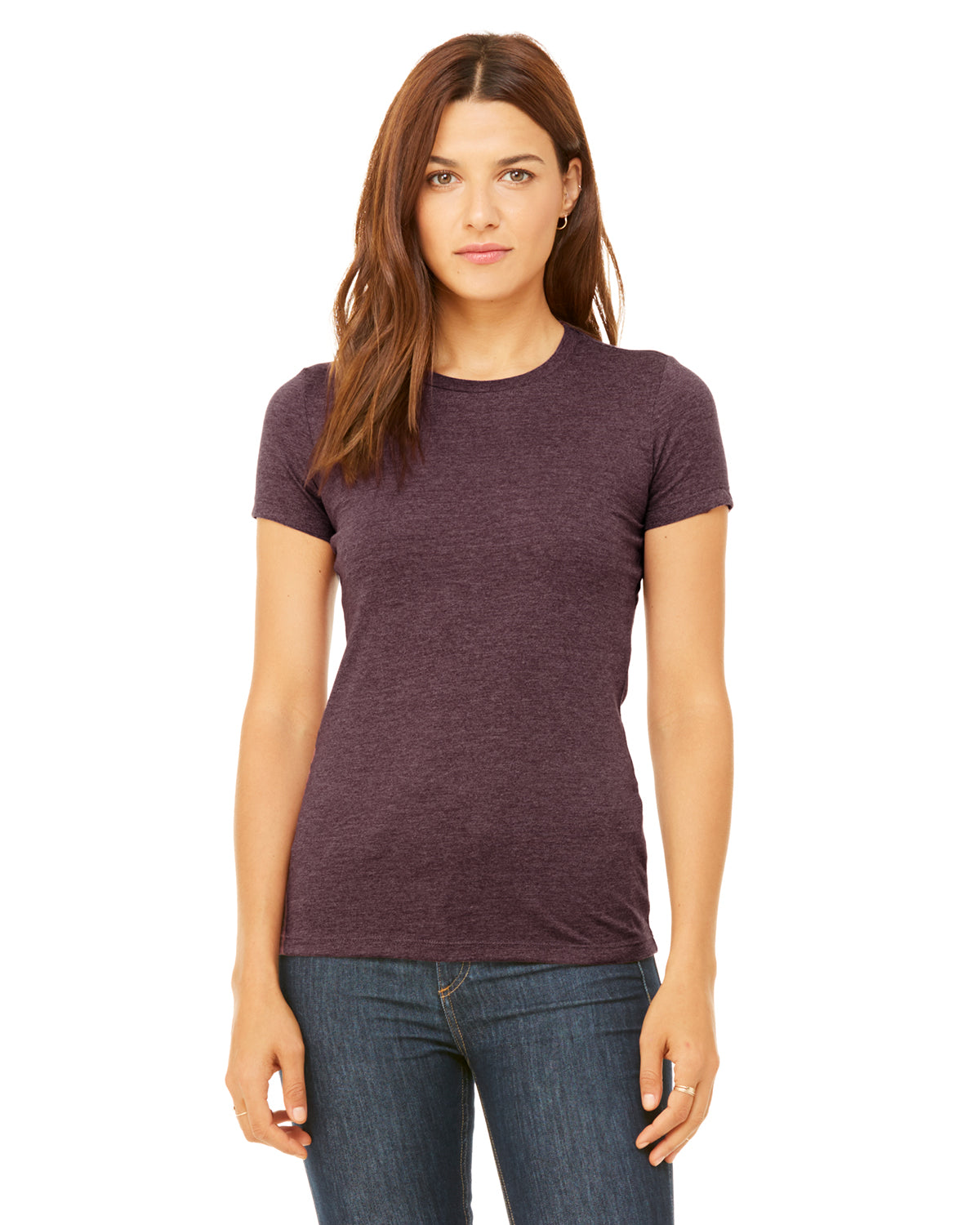 Women's Junior Fit Favorite T-Shirt - Heather Maroon