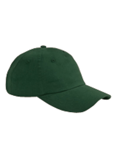 5-Panel Brushed Twill Unstructured Cap - Forest