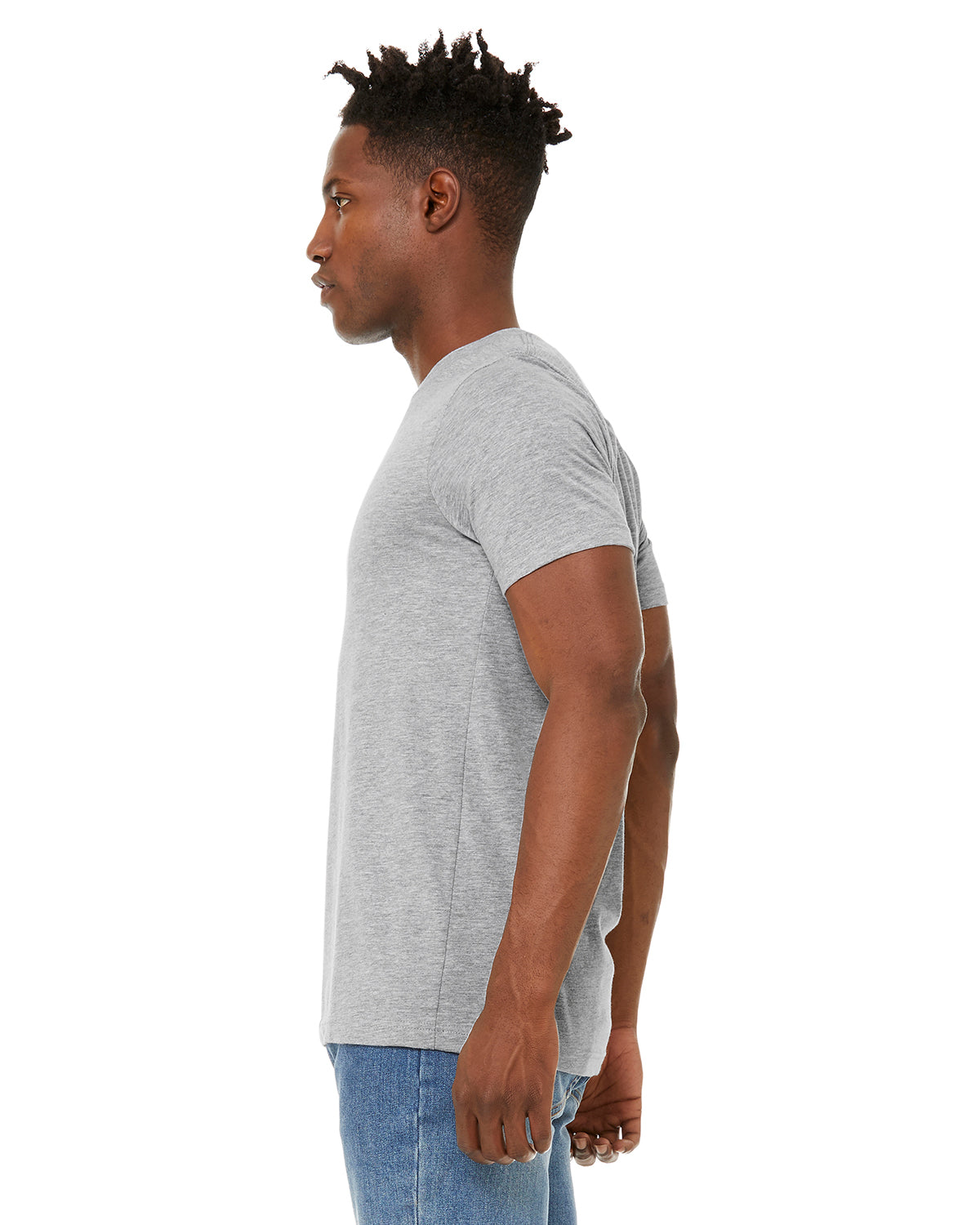 Unisex Sueded T-Shirt - Heather Athletic