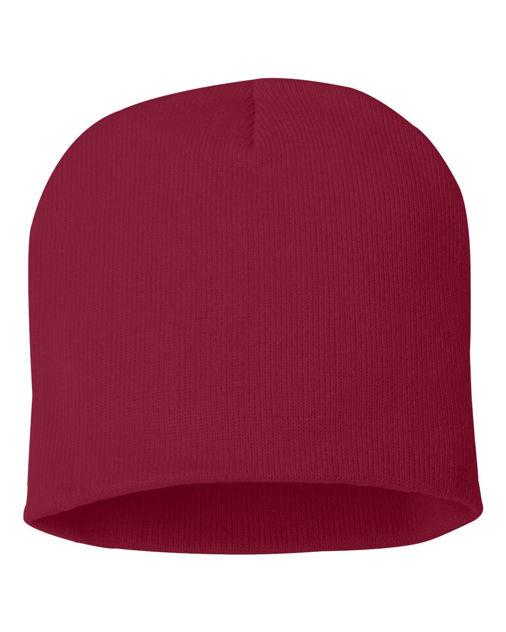 8" Knit Beanie - Cardinal