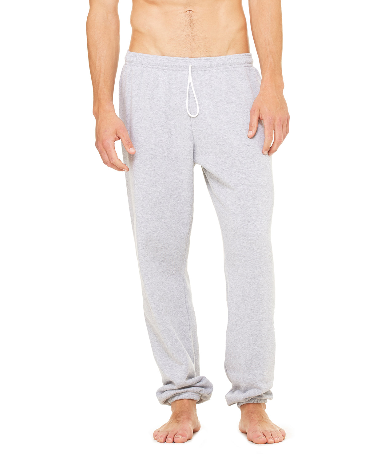 Unisex Sponge Fleece Long Scrunch Pant - Heather Athletic
