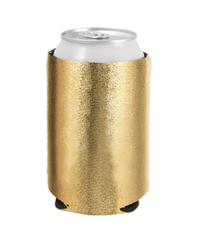Neoprene Can Holder - Metallic Gold