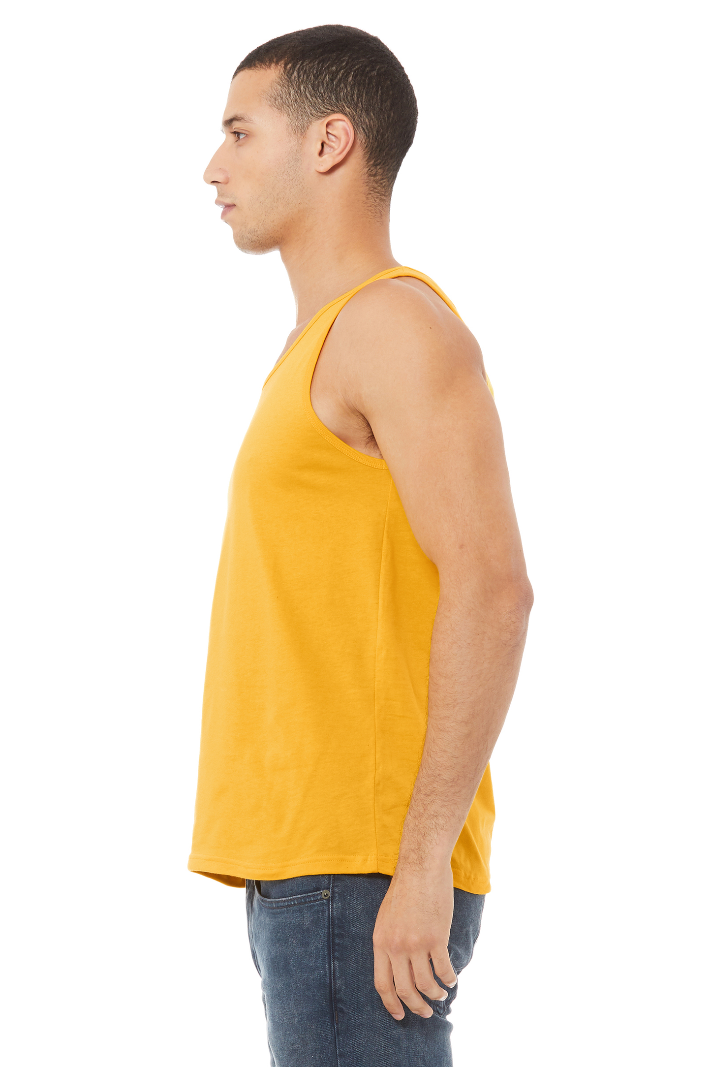 Unisex Jersey Tank - Gold