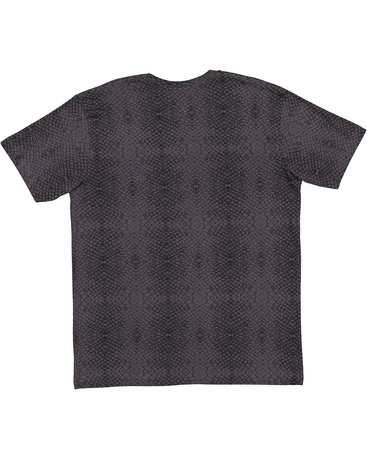 Unisex Fine Jersey T-Shirt - Black Reptile