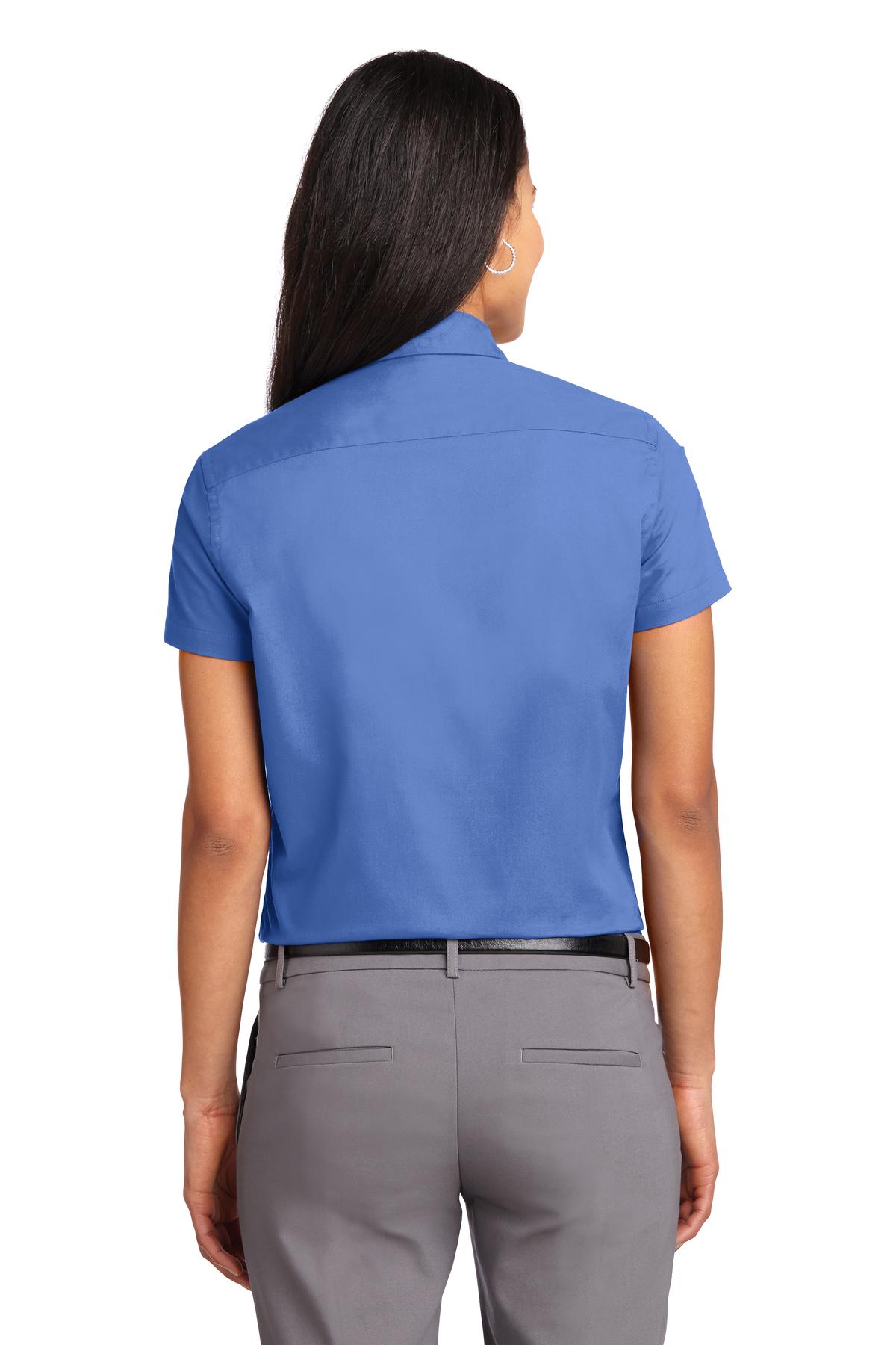 Women's Short Sleeve Easy Care Shirt - Ultramarne Blue