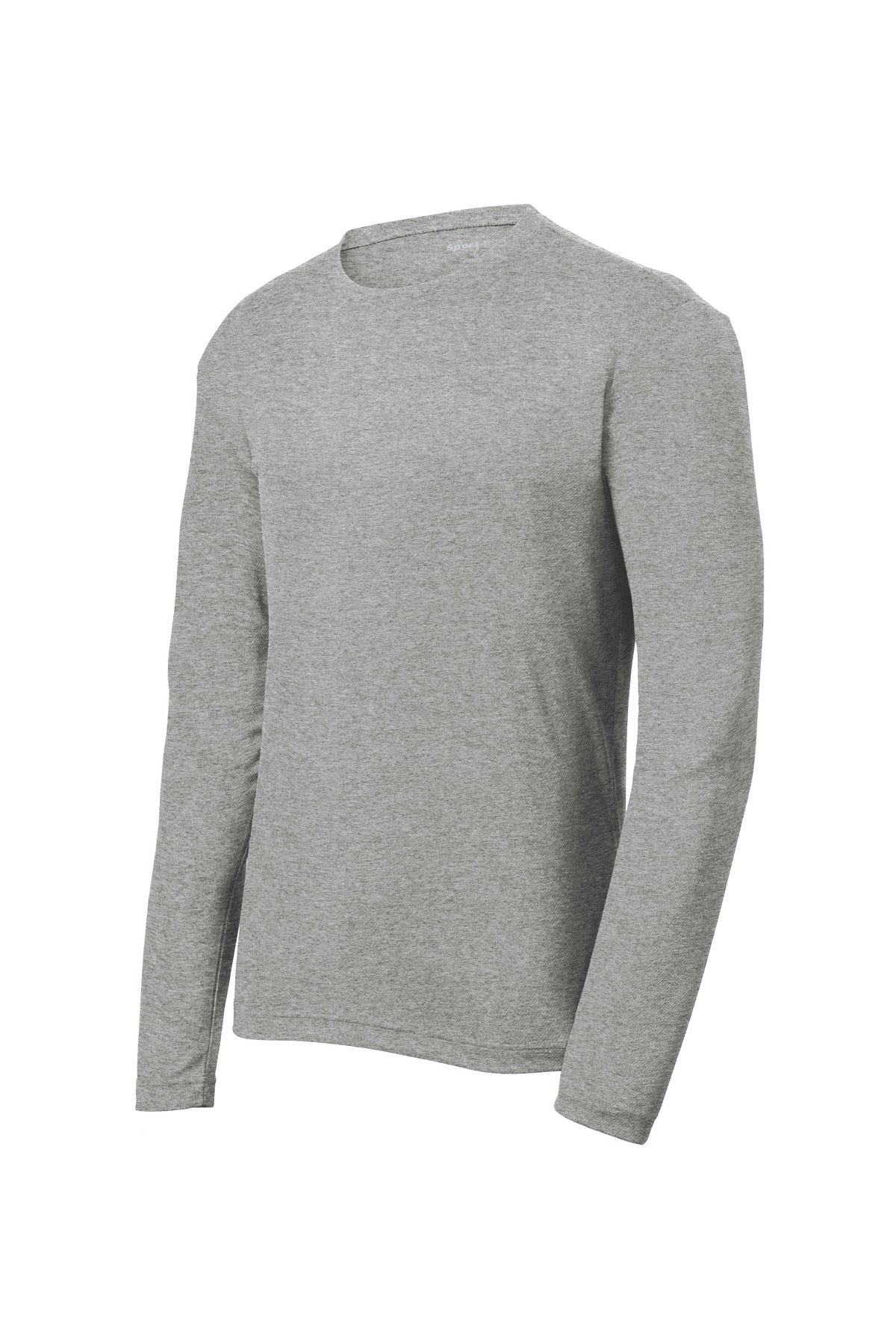 Unisex PosiCharge RacerMesh Long Sleeve Tee - Gray Heather