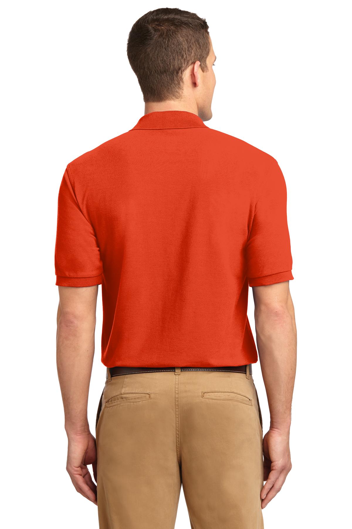 Unisex Silk Touch Polo - Orange