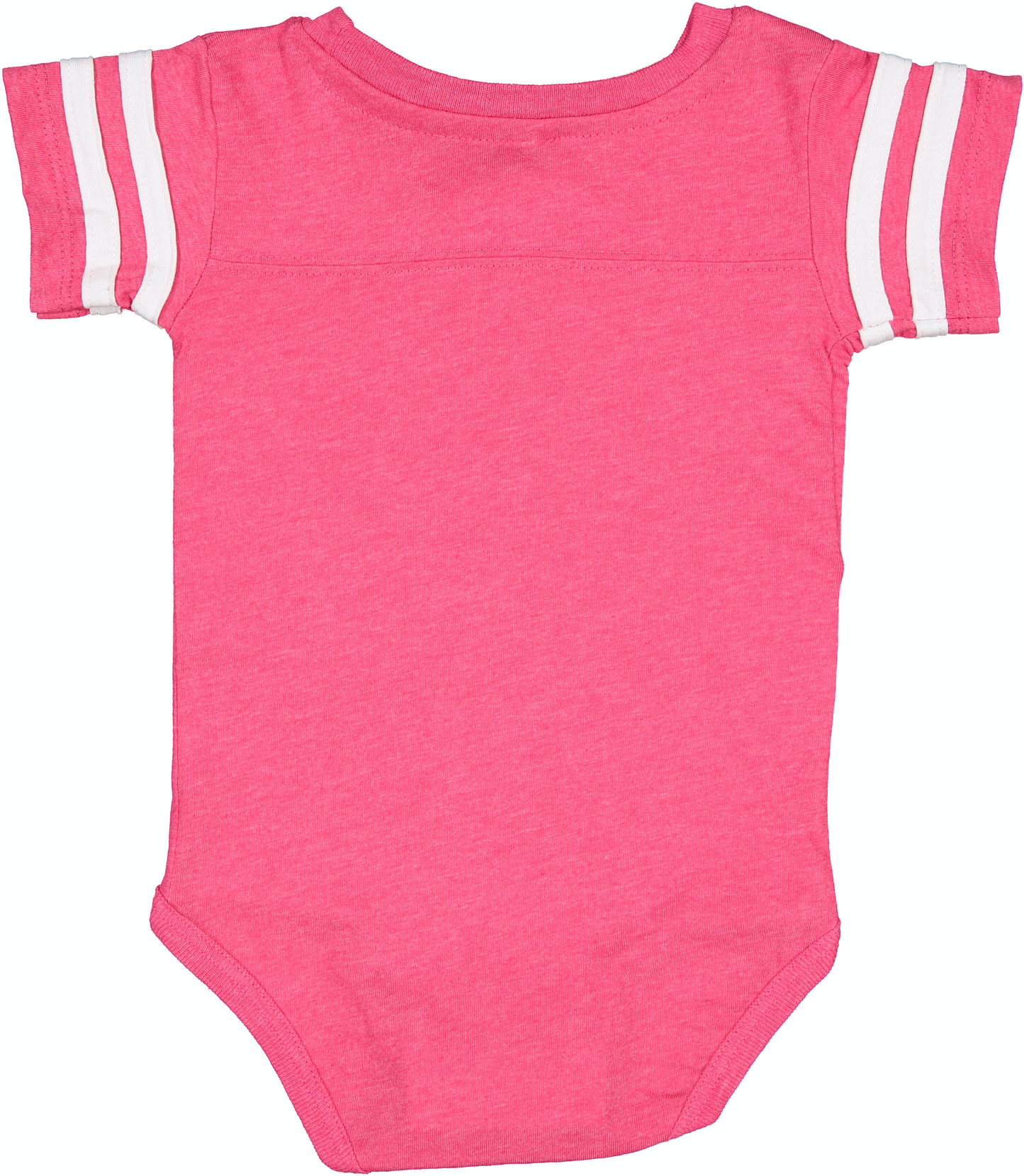 Infant Football Bodysuit - Vintage Heather Pink / Blend White