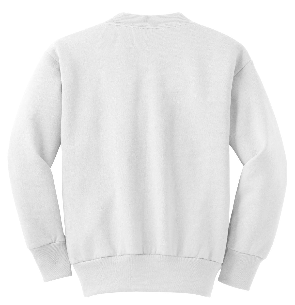 Youth Core Fleece Crewneck Sweatshirt - White