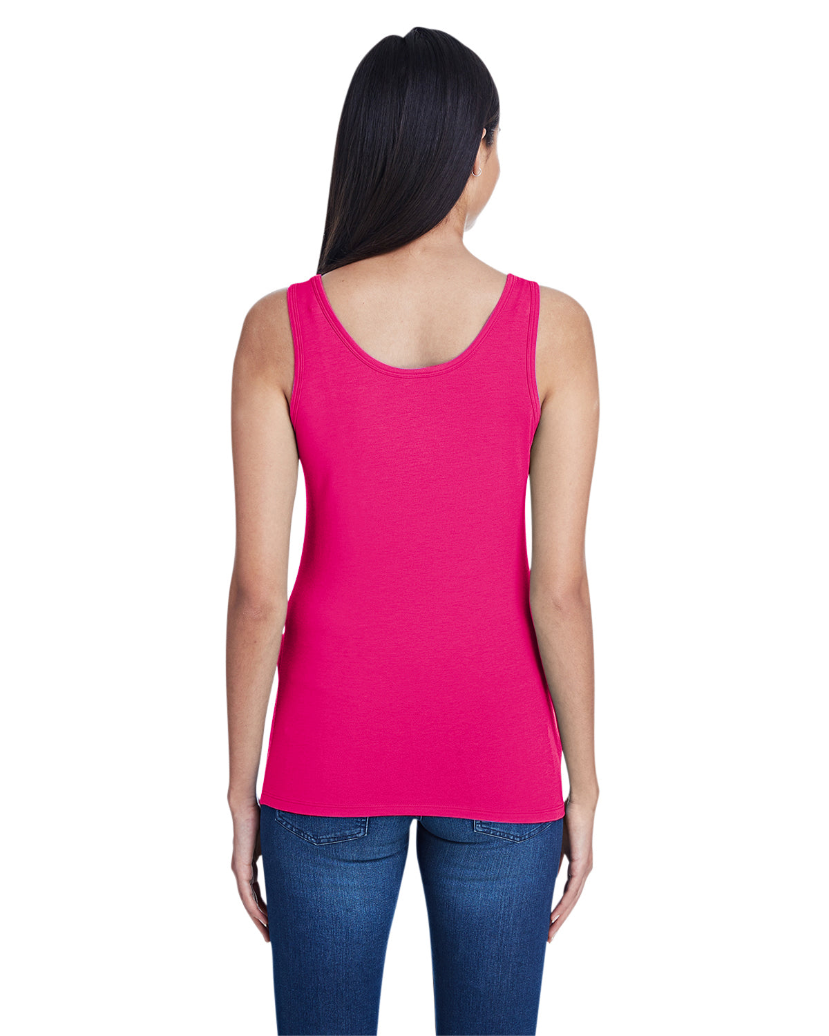 Women's Stretch Tank - Hot Pink