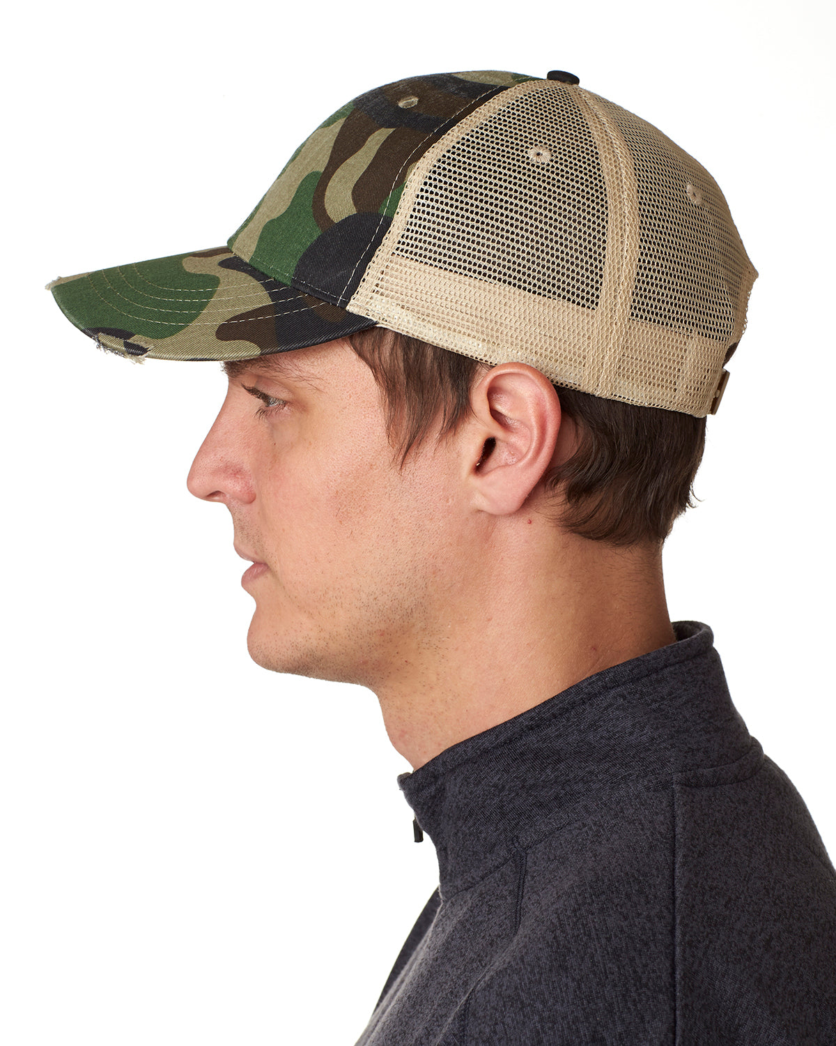 Distressed Ollie Cap - Jungle / Camo