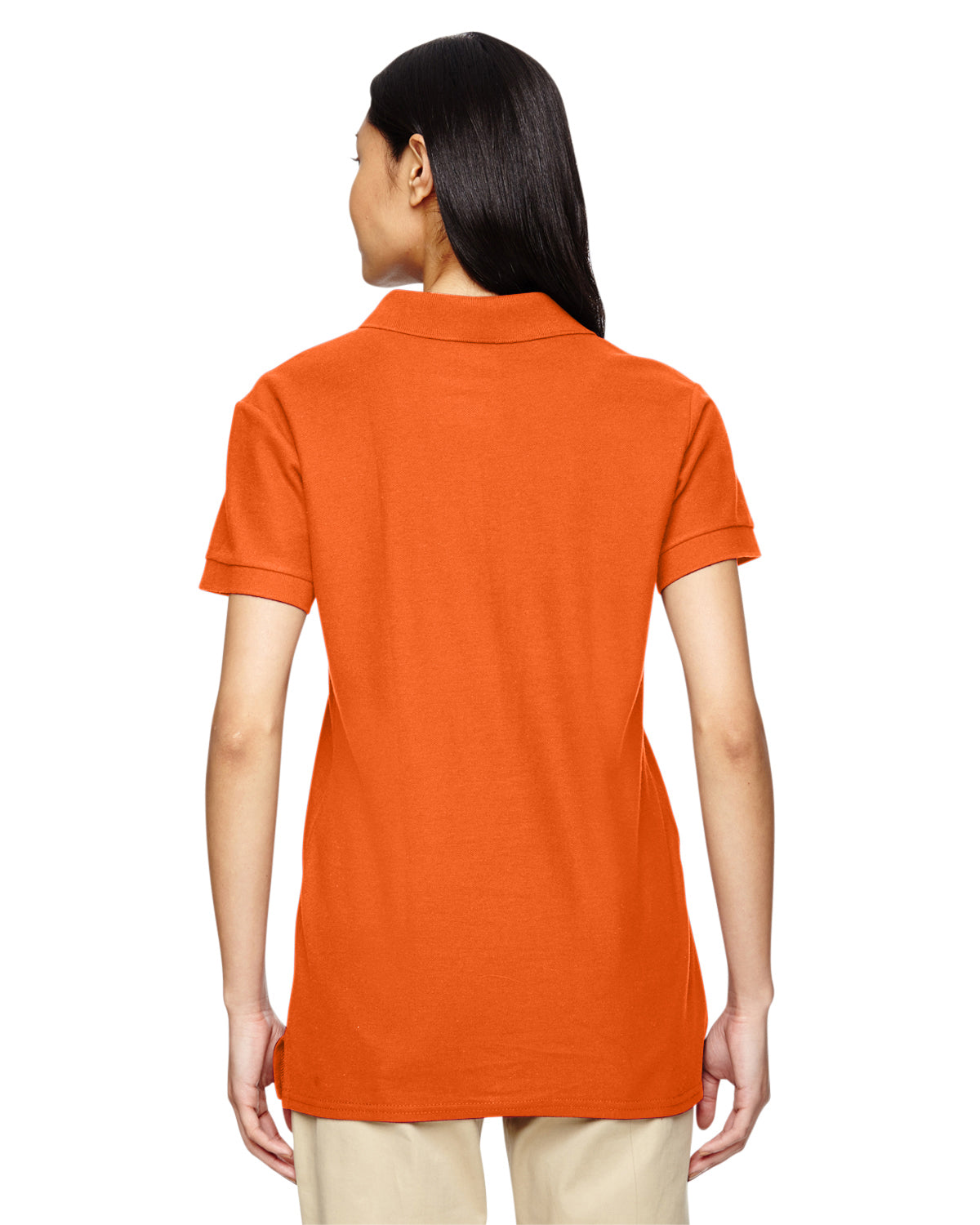 Women's Premium Cotton® Women's Double Piqué Polo - Orange