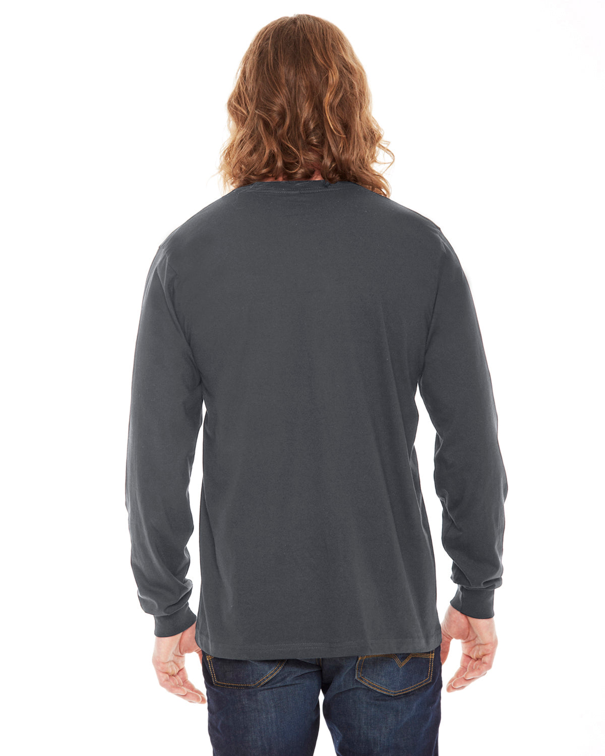 Unisex Fine Jersey Long-Sleeve T-Shirt - Asphalt
