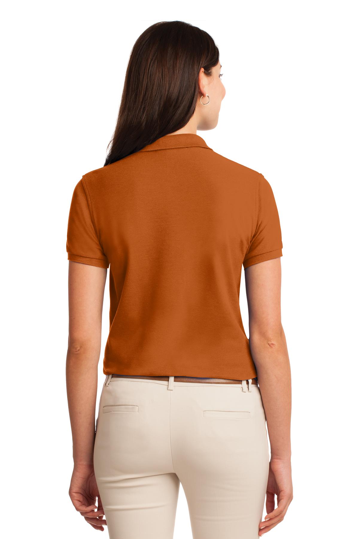 Women's Silk Touch Polo - Texas Orange