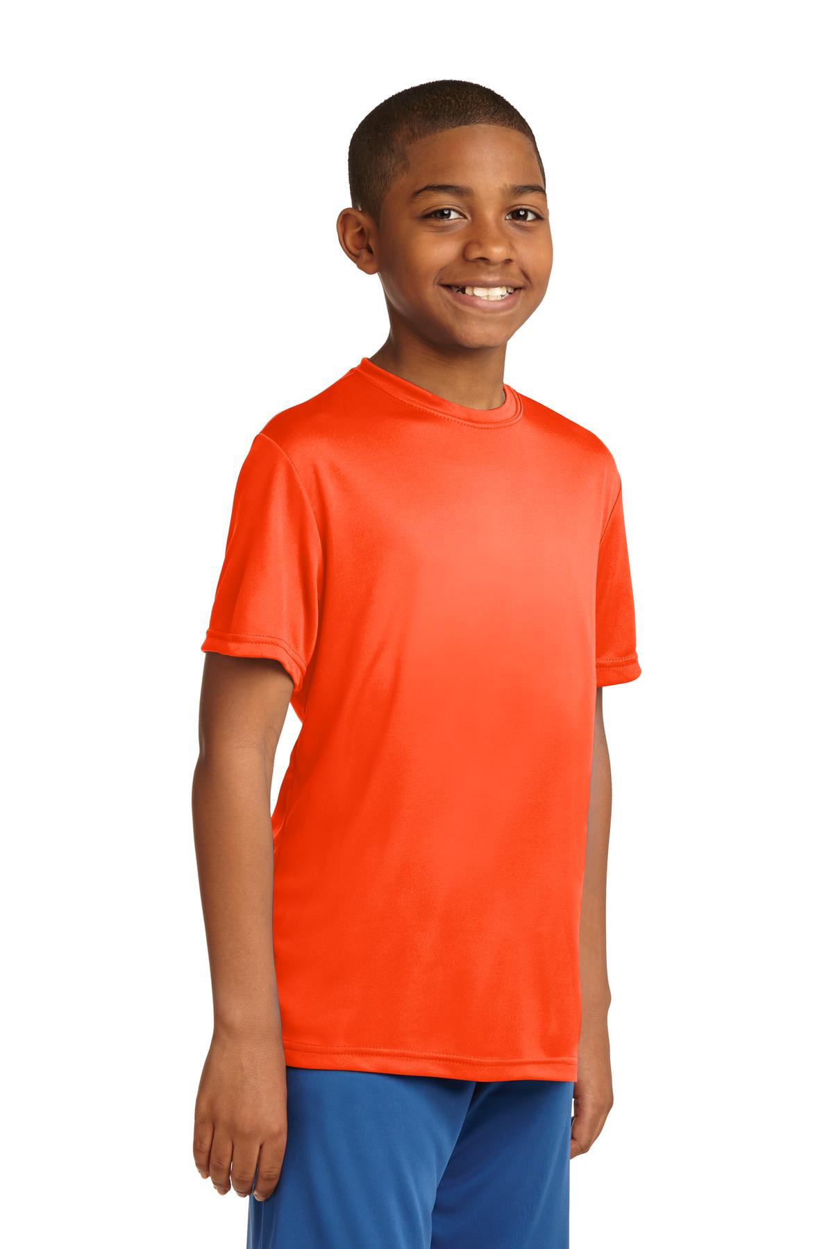 Youth PosiCharge Competitor Tee - Neon Orange