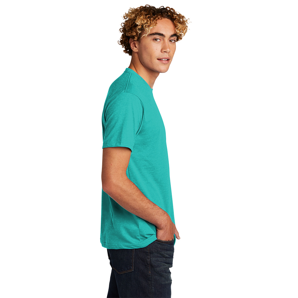 Unisex CVC Crewneck T-Shirt - Tahiti Blue