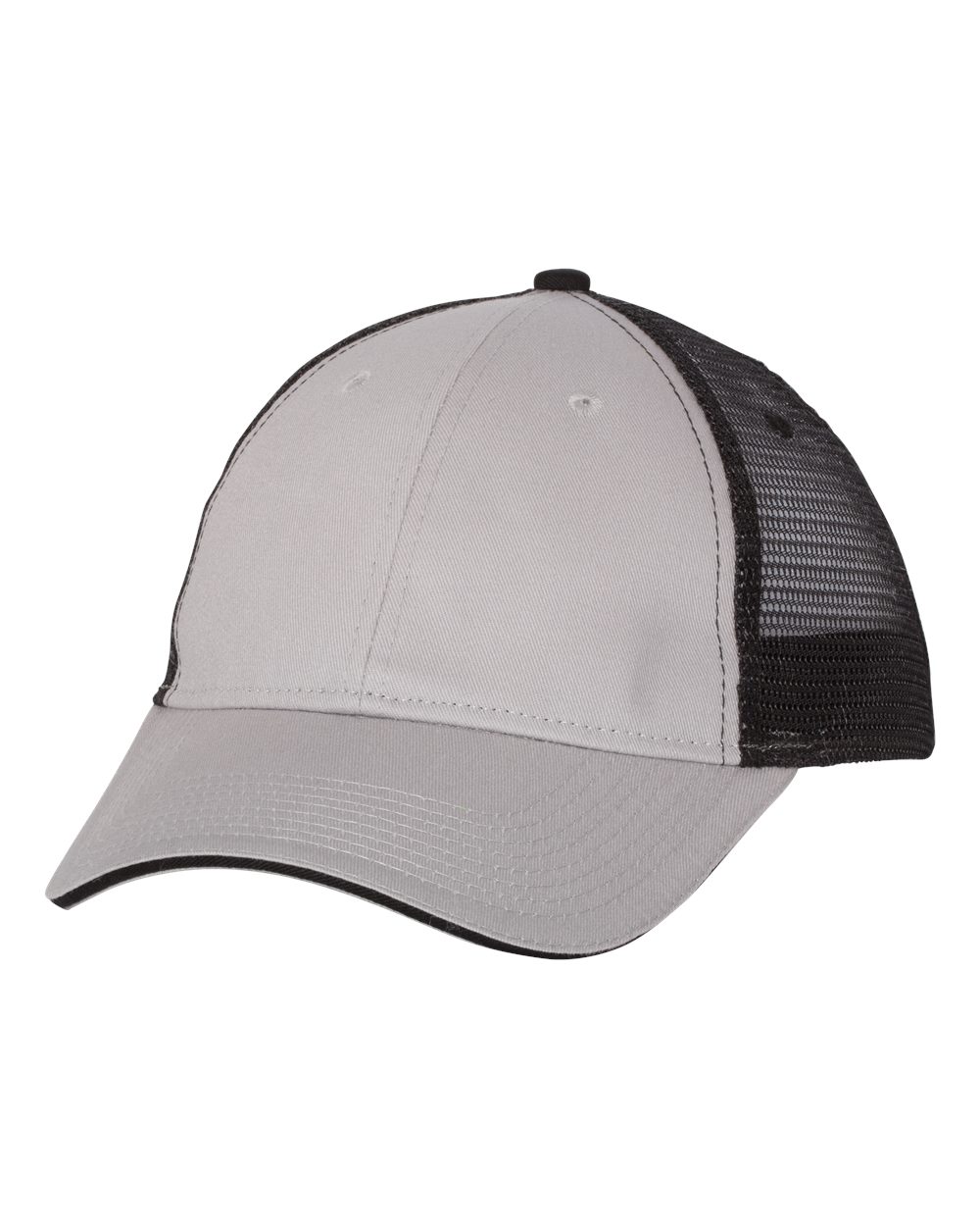 Sandwich Trucker Cap - Gray / Black