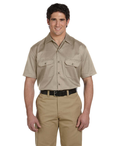 Unisex Short-Sleeve Work Shirt - Desert Sand