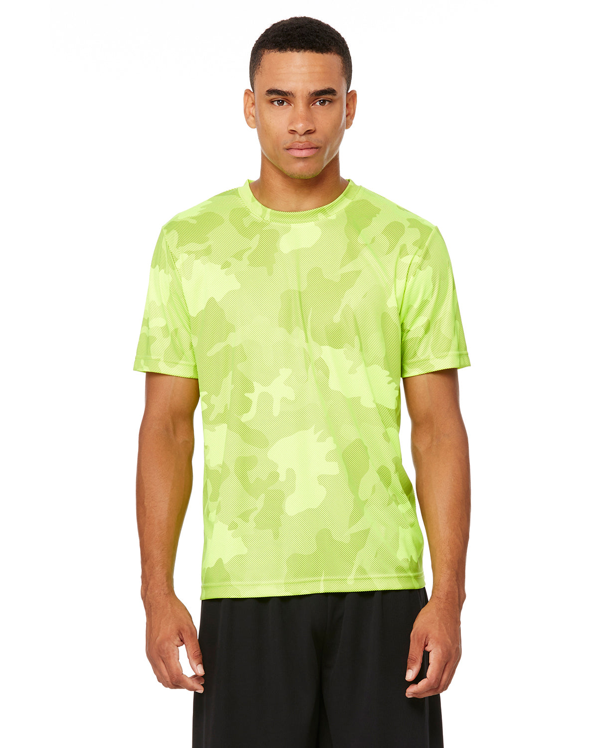 Unisex Performance Short-Sleeve T-Shirt - Sport Safety Yellow Laser Cmo