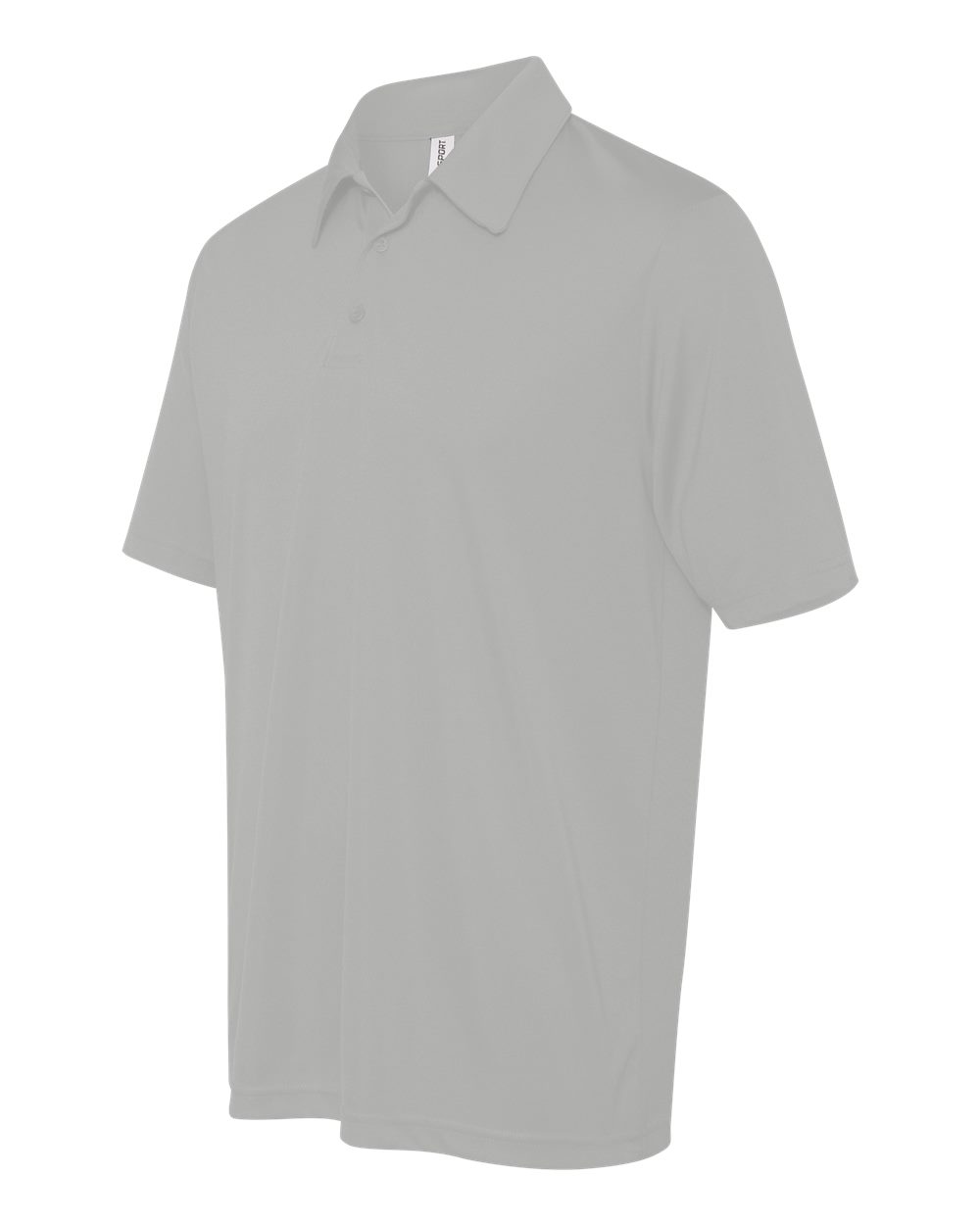 Performance 3 Button Sport Shirt - Sport Silver