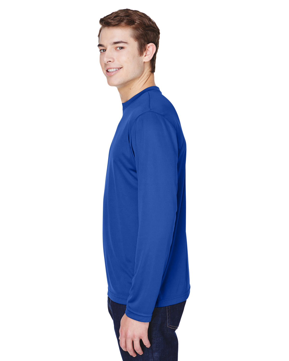 Men's Zone Performance Long-Sleeve T-Shirt - Sport Royal