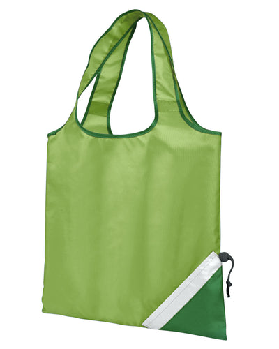 Latitiudes Foldaway Shopper Tote - Apple Green