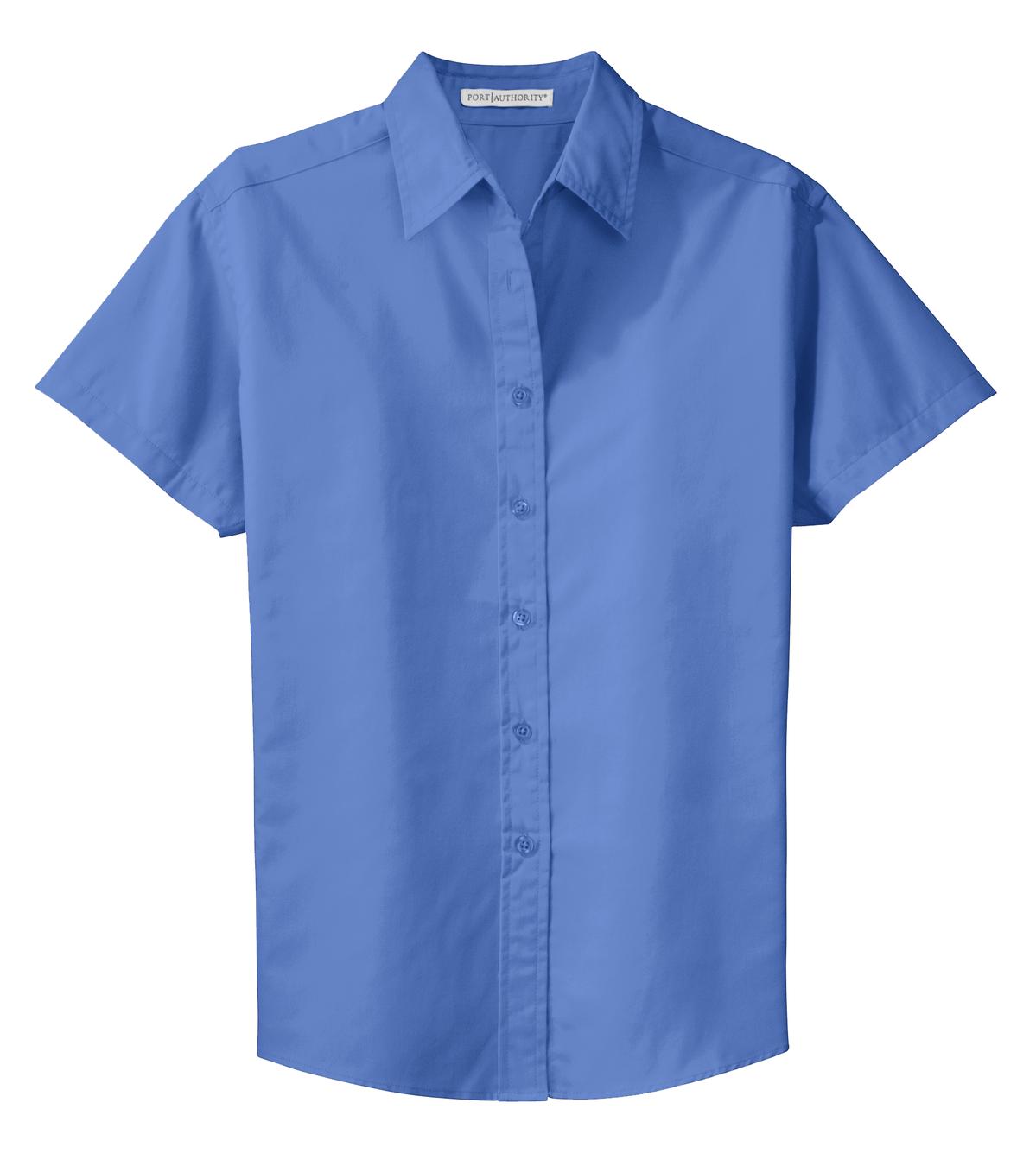Women's Short Sleeve Easy Care Shirt - Ultramarne Blue