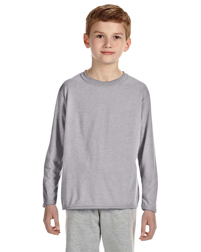 Youth Performance® Youth Long-Sleeve T-Shirt - Sport Gray