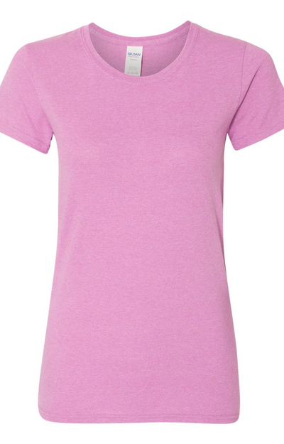 Women's Heavy Cotton™ T-Shirt - Heather Radiant Orchid