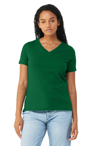 Women's Relaxed Jersey V-Neck T-Shirt - Kelly