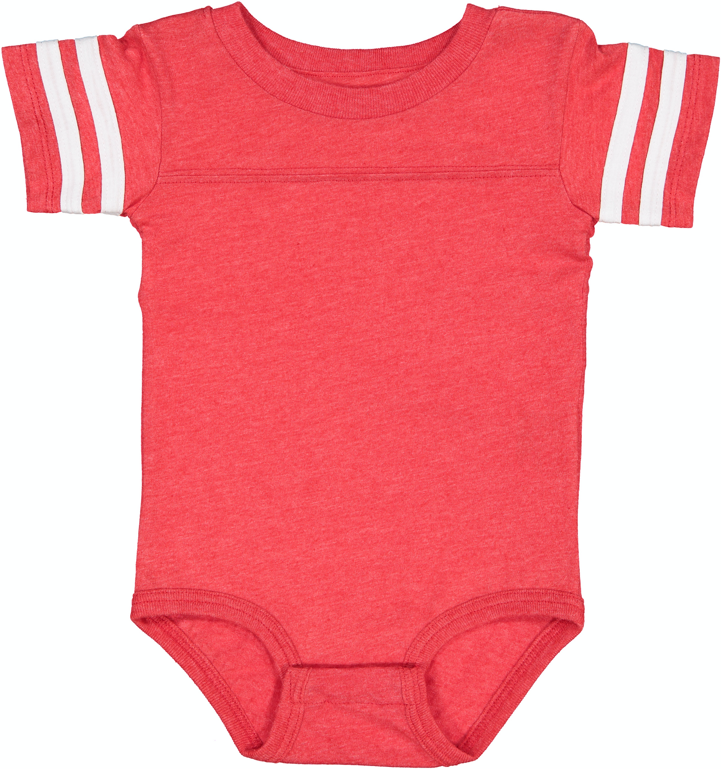 Infant Football Bodysuit - Vintage Red / Blend White