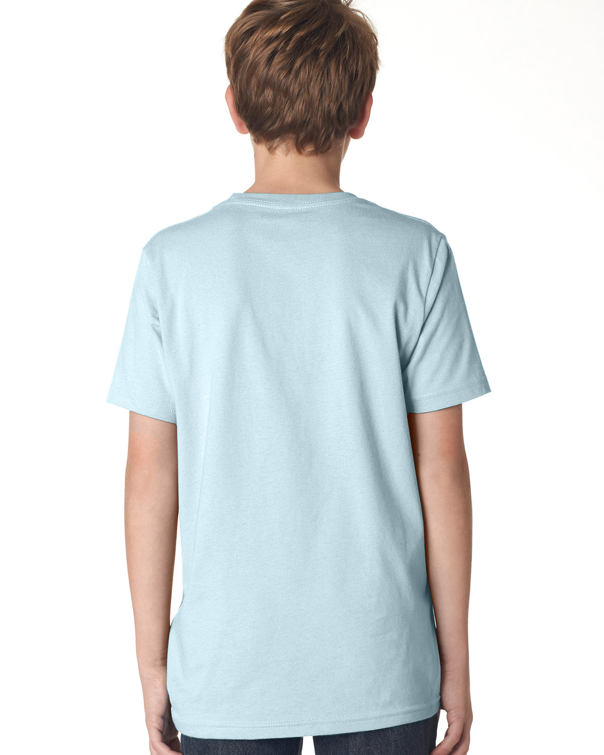 Youth Cotton Crew - Light Blue
