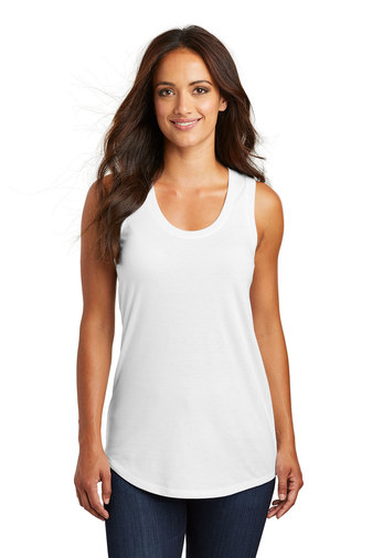 Women's Perfect Tri Racerback Tank - White