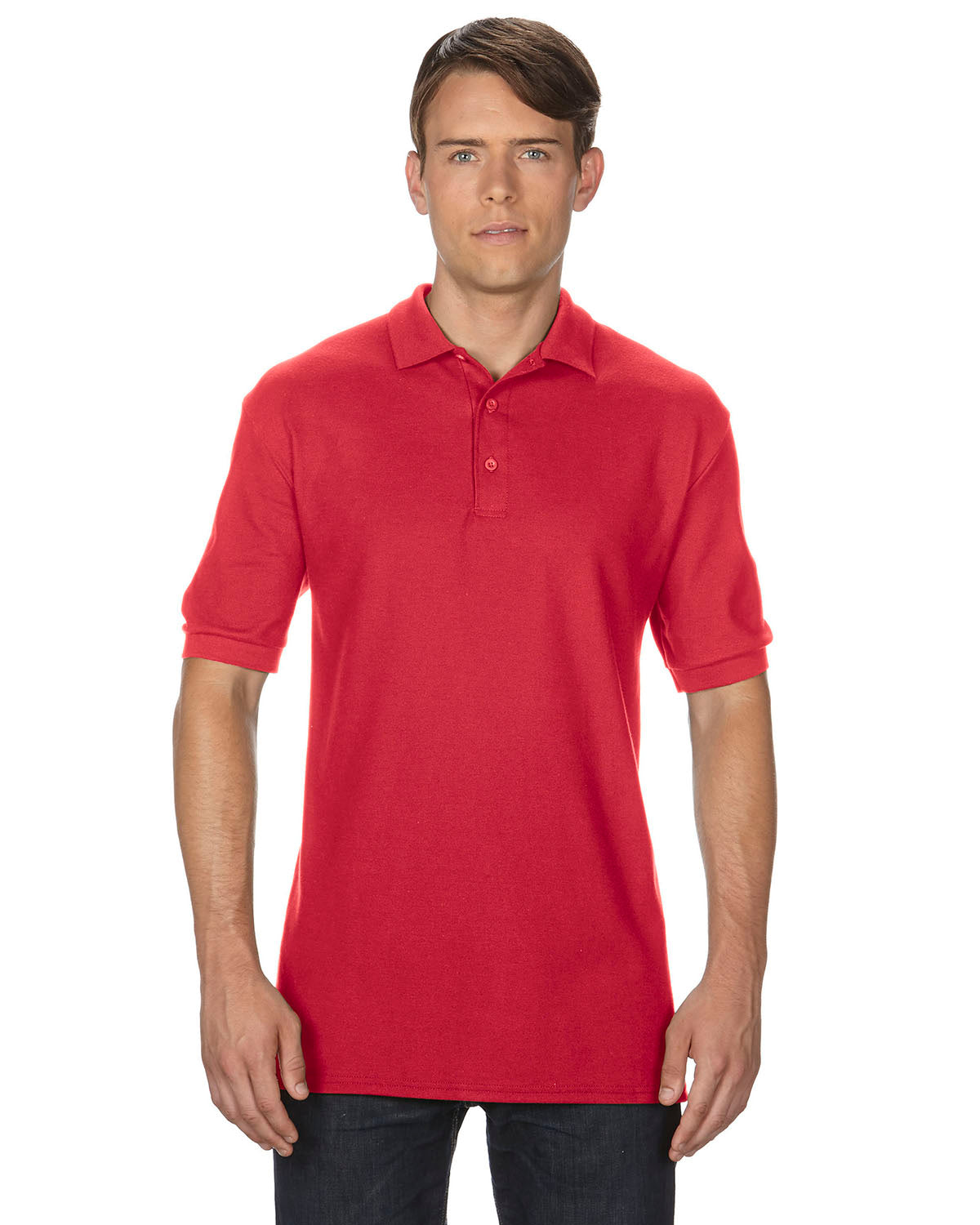 Unisex Premium Cotton®  Double Piqué Polo - Red