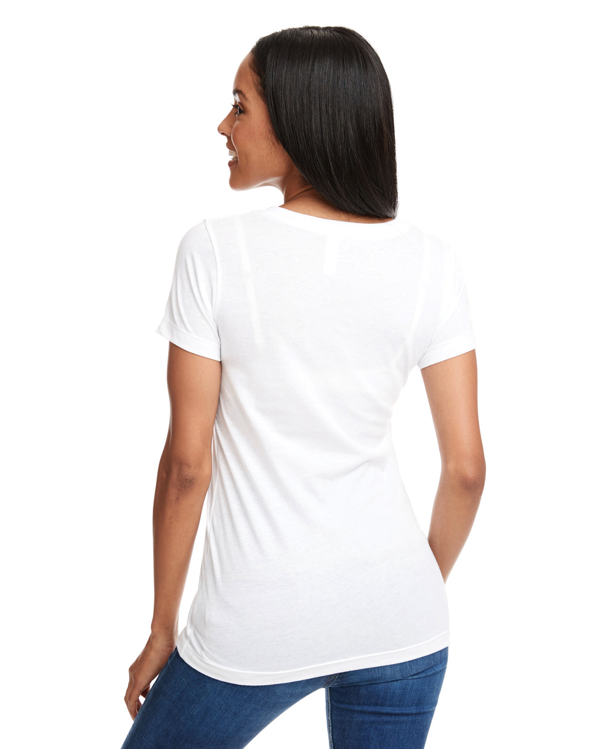 Women's 'Junior fit' Ideal V - White