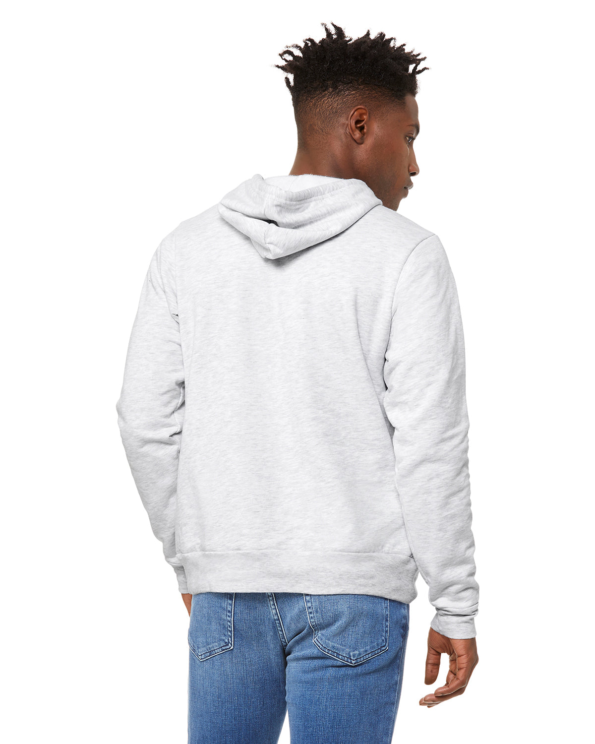 Unisex Sponge Fleece Pullover Hoodie - Ash