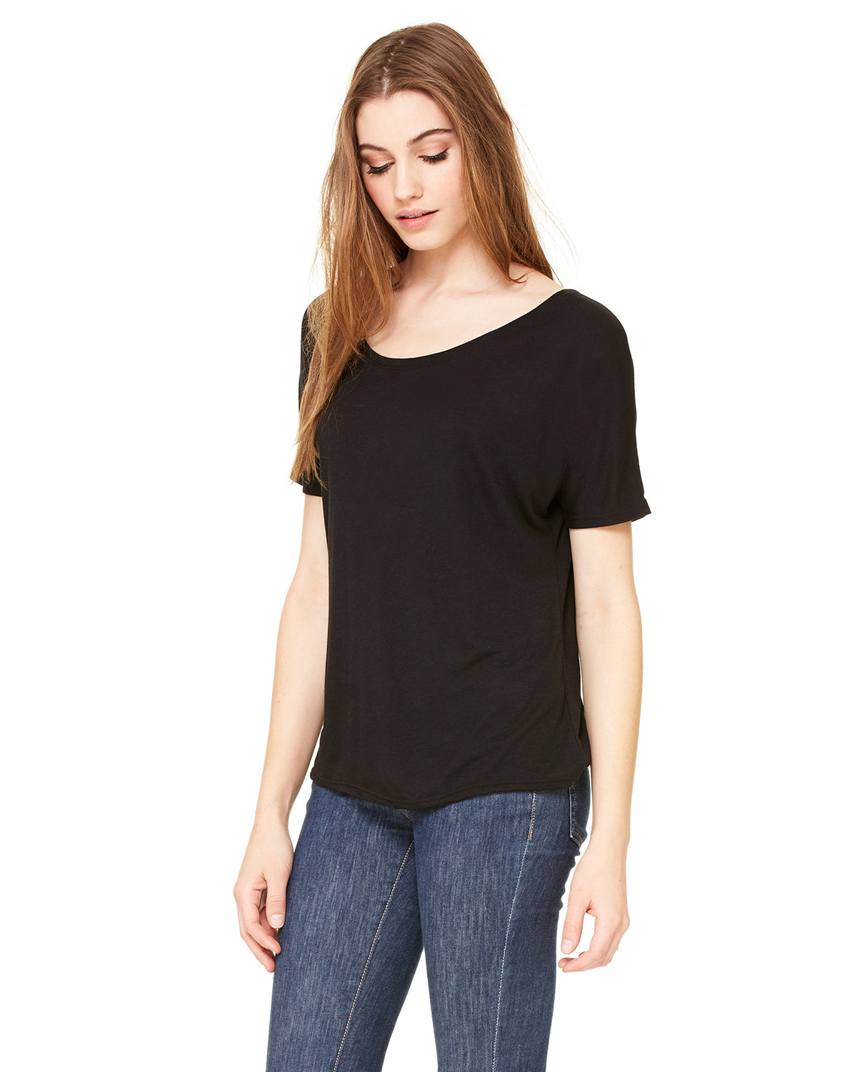 Women's Slouchy T-Shirt - Black