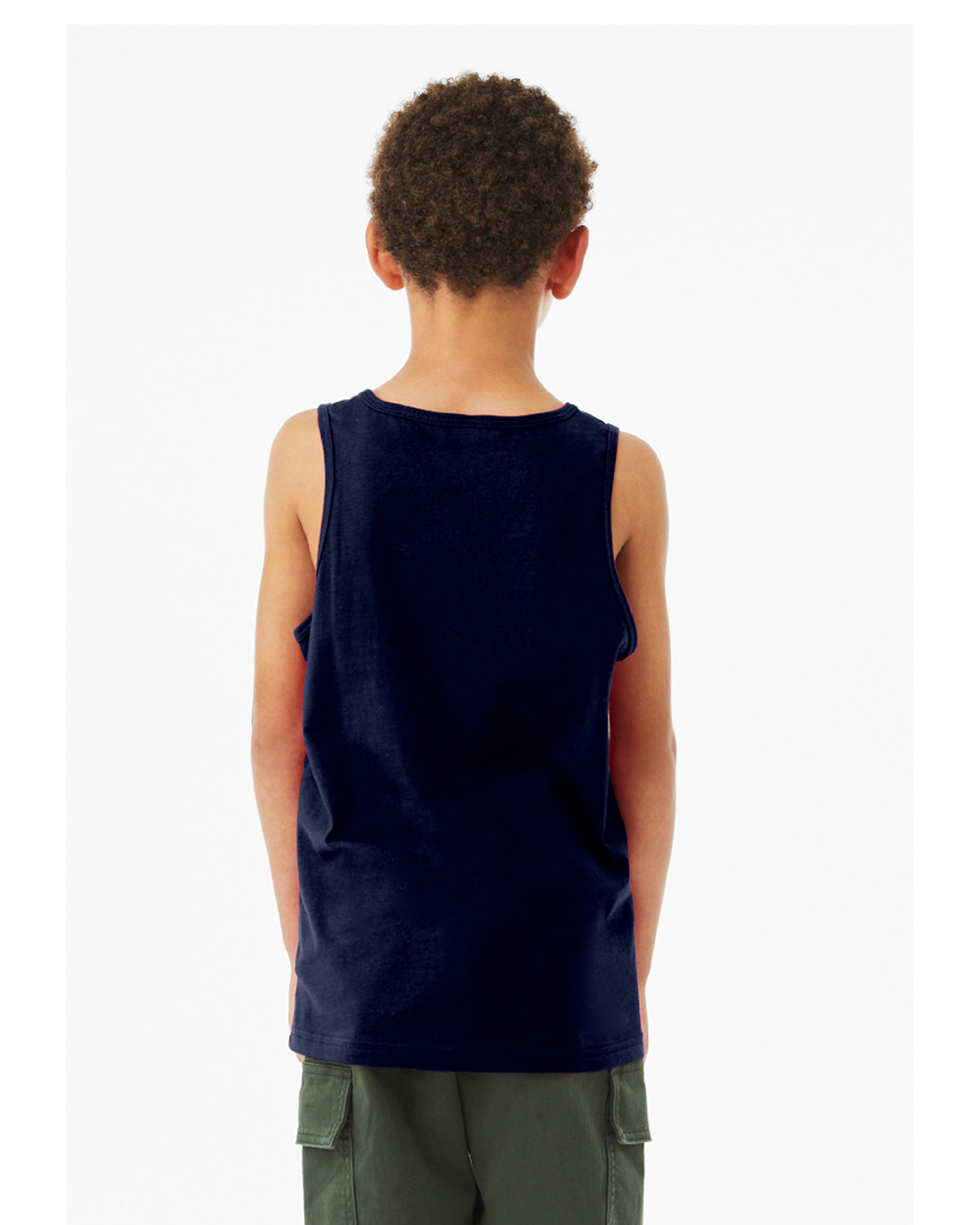 Youth Jersey Tank - Navy